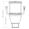 AXLA Level™ elektrisch verstelbaar toilet 40–60 cm. Ergonomisch, veilig en ideaal voor mindervaliden en zorggebruik. Gratis levering en installatie in NL & BE.