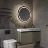 Ronde badkamerspiegel van Martens & Meijer met LED-verlichting verwarming en sensorbediening. Stijlvol én slim. +15 jaar ervaring & Inclusief 2 jaar garantie