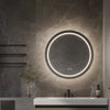 Ronde badkamerspiegel van Martens & Meijer met LED-verlichting verwarming en sensorbediening. Stijlvol én slim. +15 jaar ervaring & Inclusief 2 jaar garantie