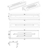 Brauer handdoekrek met planchet voor wandmontage in mat zwarte PVD-afwerking, vervaardigd uit RVS en geschikt voor badkamer of toilet.