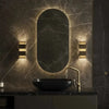 Wandlamp badkamer BERLIN van Martens Design – 26x10 cm, IP44, dimbaar LED (8W) met 2700K lichtkleur. My Royal Bathroom: 15 jaar badkamerspecialist