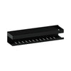 Brauer Black Edition doucherek 40 cm mat zwart