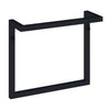 Brauer handdoekrek model B 35 cm voor wandmontage in mat zwarte afwerking, vervaardigd uit RVS304 en geschikt voor badkamer en toilet.