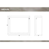 Brauer handdoekrek model B 35 cm voor wandmontage in mat zwarte afwerking, vervaardigd uit RVS304 en geschikt voor badkamer en toilet.