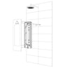 Sunshower One S opbouw model met infrarood –infrarood douche 95×33×10 cm
