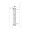 Sunshower One L HOEKmodel 185×33×10 cm met infrarood licht. Full body wellness infrarood douche, spier en gewrichtsverlichting. My Royal Bathroom met 15+ jaar ervaring en gratis verzending.