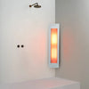 Sunshower One M Hoekmodel 140×33×10 cm met infrarood licht. Full body wellness infrarood douche, spier en gewrichtsverlichting. My Royal Bathroom met 15+ jaar ervaring en gratis verzending.