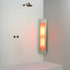 Sunshower One M Hoekmodel 140×33×10 cm met infrarood licht. Full body wellness infrarood douche, spier en gewrichtsverlichting. My Royal Bathroom met 15+ jaar ervaring en gratis verzending.