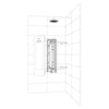 Sunshower One S Hoekmodel 95×33×10 cm met infrarood licht. Full body wellness infrarood douche, spier en gewrichtsverlichting. My Royal Bathroom met 15+ jaar ervaring en gratis verzending.