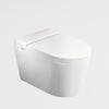 Hygea Genesis wit Japans toilet met geïntegreerde sproeier en verwarmde zitting.